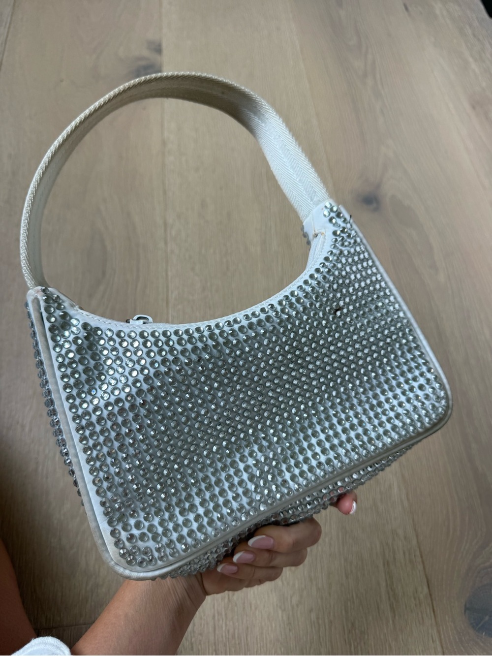 Designer Bag Silver Rhinestone - Picture 8 of 10